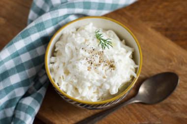 Radish salad with mayonnaise