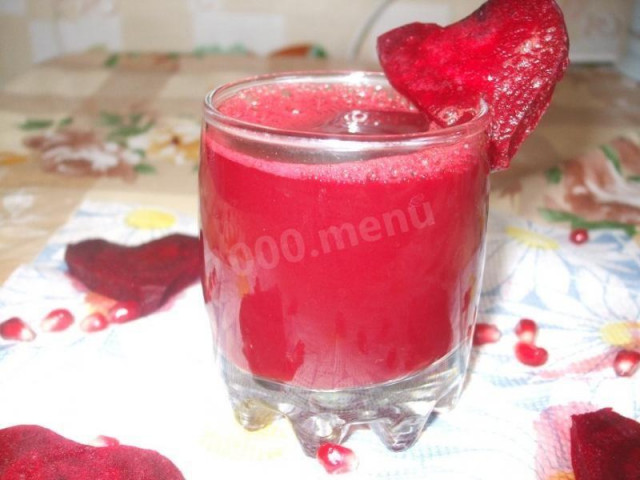 Carrot beet juice