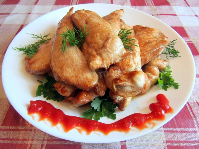 Chicken with ginger and soy sauce