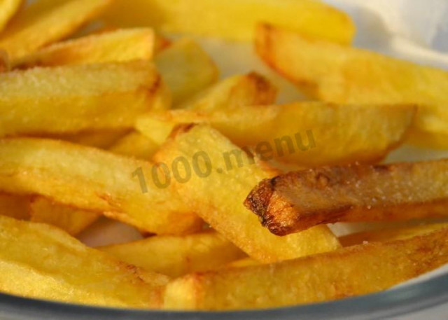 French fries in the microwave