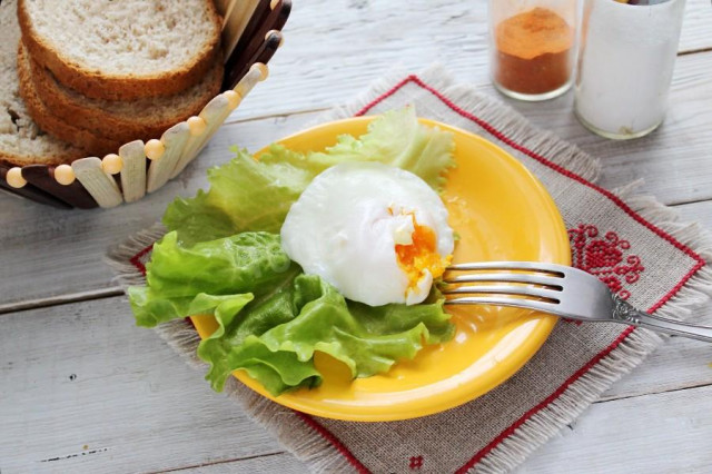 Poached egg without vinegar