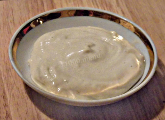 Caesar sauce with anchovies