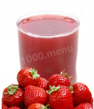 Strawberry juice