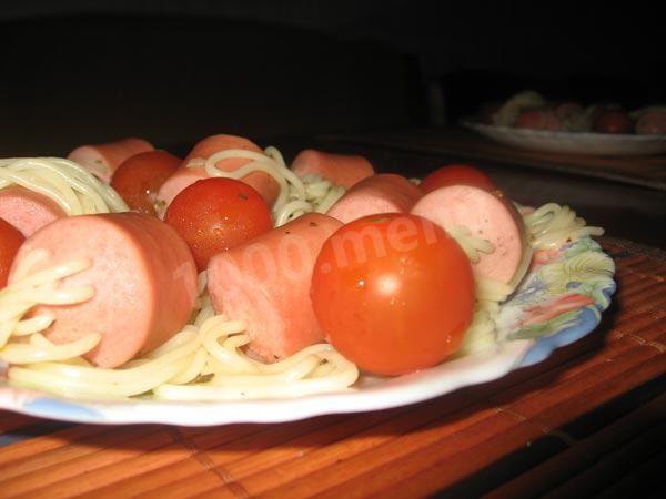 Spaghetti...in sausages!