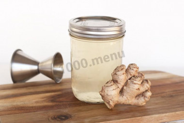 Ginger vodka tincture