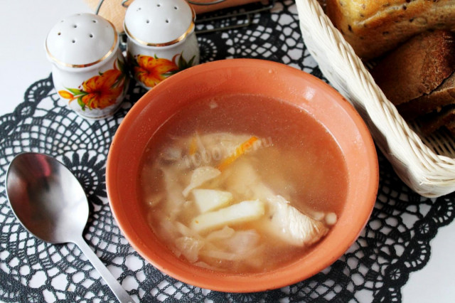 White cabbage soup
