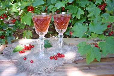 Homemade berry wine from berries