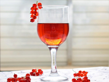 Homemade berry wine from berries