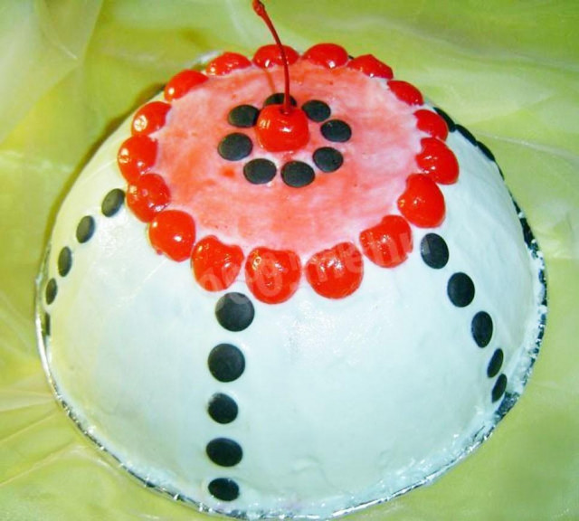 Pancho Cake with cherries