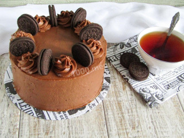 Oreo chocolate cake without baking
