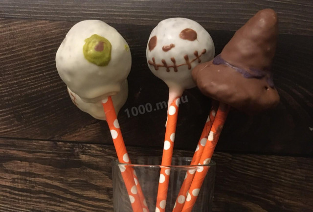 Cake pops for Halloween