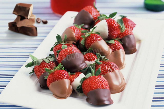 Strawberries in Belgian chocolate