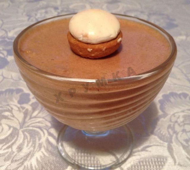 Chocolate cream mousse
