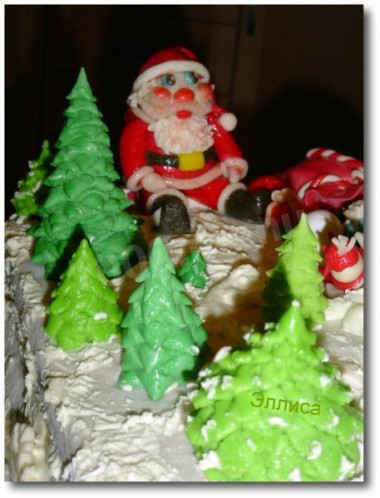 New Year's cake Winter Fairy Tale