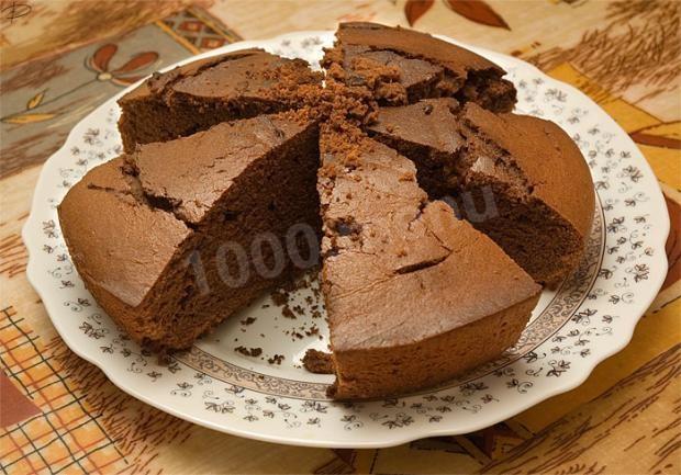 Chestnut and chocolate cake
