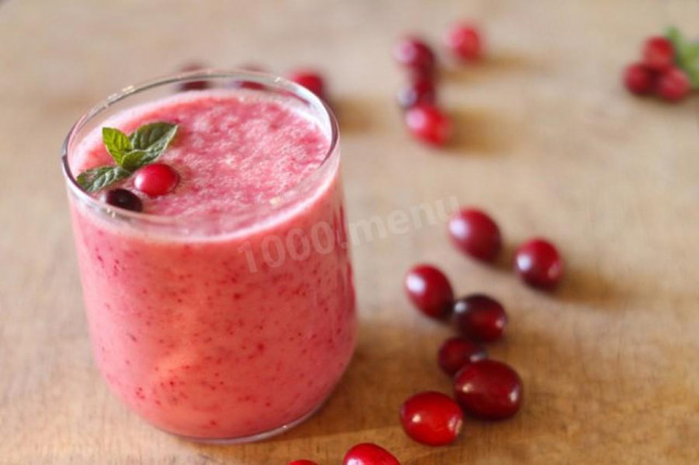 Cranberry smoothie