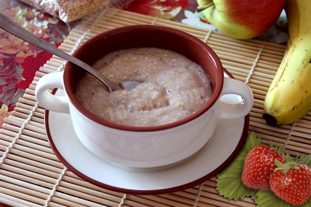 Flaxseed porridge