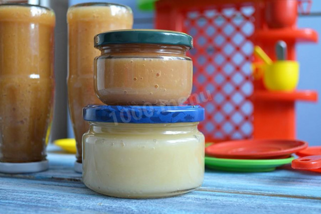 Applesauce for winter for children