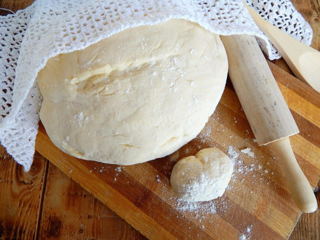 Dough is airy as fluff
