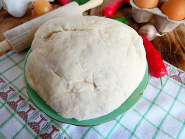 Pizza dough with milk