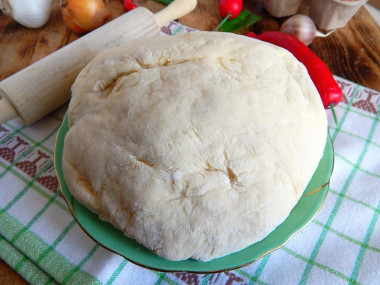 Pizza dough with milk