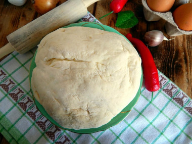 Pizza dough with milk