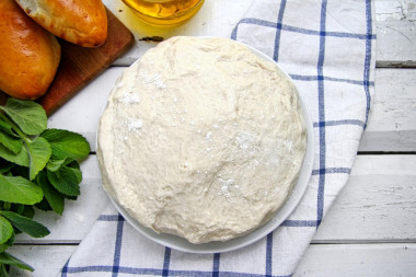 Quick yeast dough