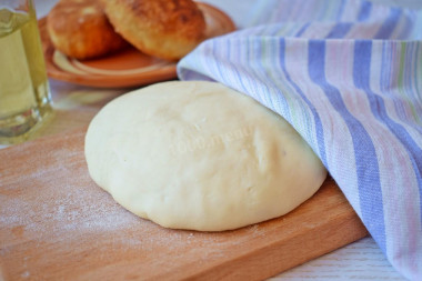 Quick yeast dough for pies