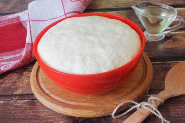 Pita bread dough at home