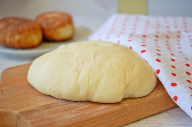 Yeast dough on sour milk