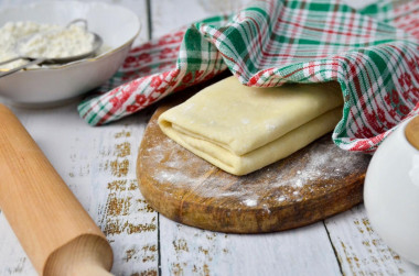 Puff pastry without yeast