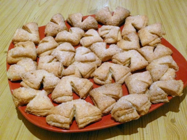 Cottage cheese shortbread dough