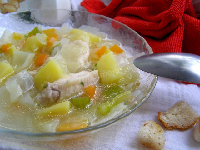 Chicken Wing soup