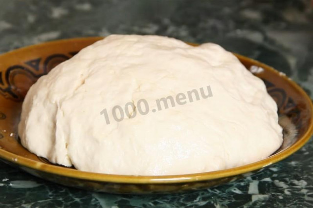 Unleavened dough for kefir pies