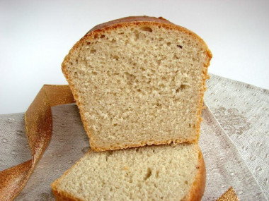 Oatmeal and wheat flour bread