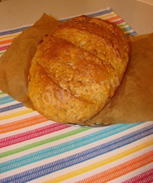 Bread with oatmeal