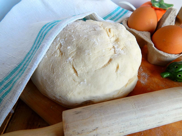 Yeast dough is very tasty like fluff