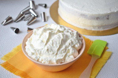 Cream cheese cream for cake