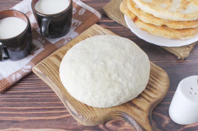 Yeast-free milk dough
