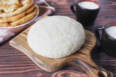 Yeast-free milk dough