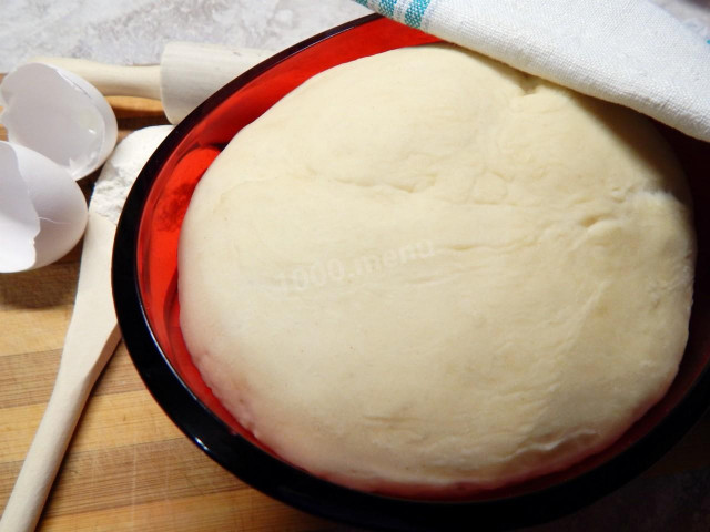 The most delicate dough for buns