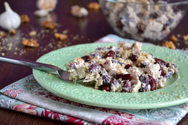 Bean salad with chicken