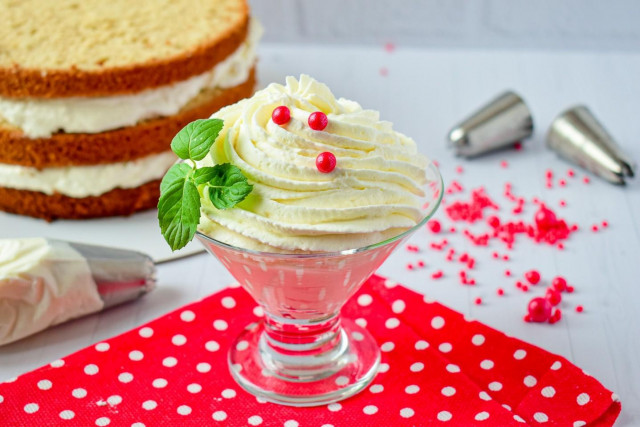 Cottage cheese cream for cake