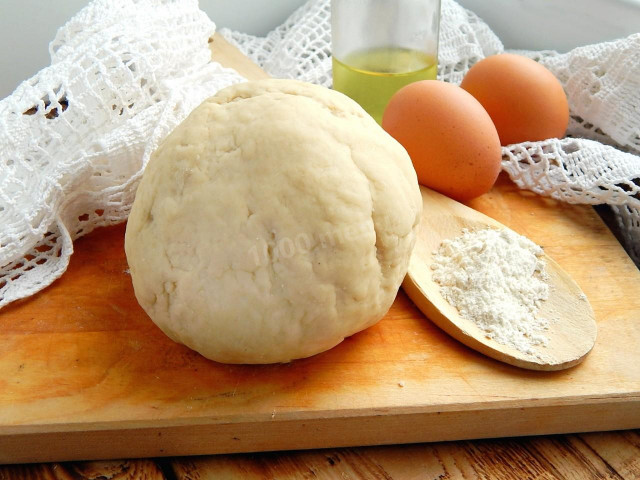 The simplest pizza dough without yeast