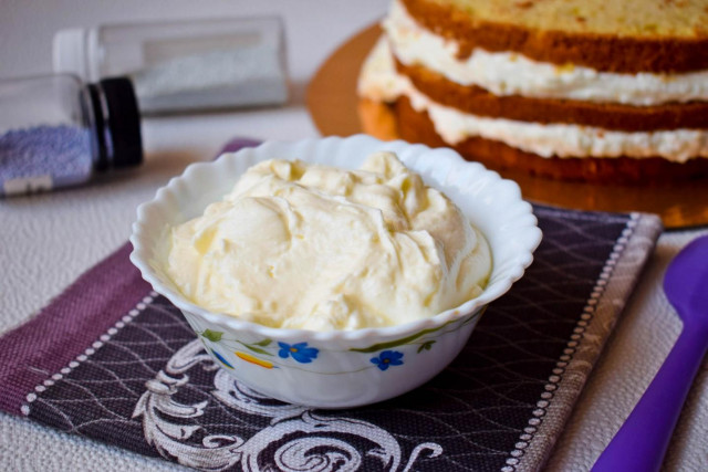 Cottage cheese sour cream for cake