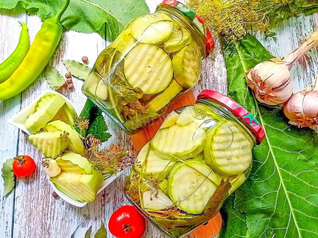 Pickled zucchini without sterilization for the winter in jars