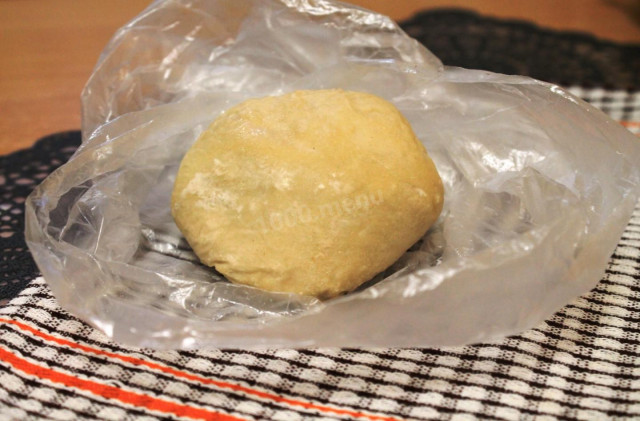 Kystyby potato dough with wheat flour