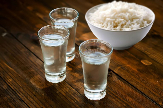 Moonshine from rice