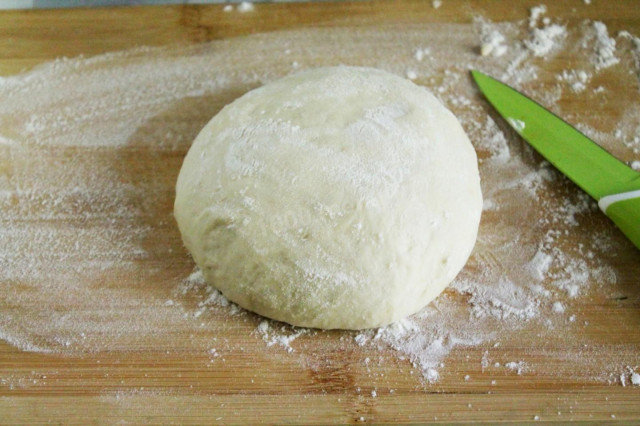 Dough for tortillas without yeast