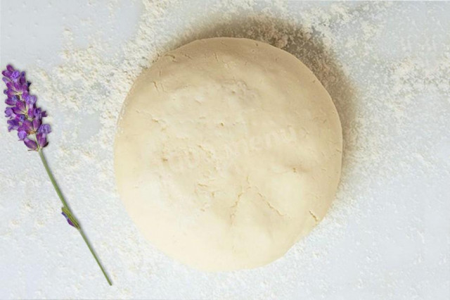 Dough with milk in the oven